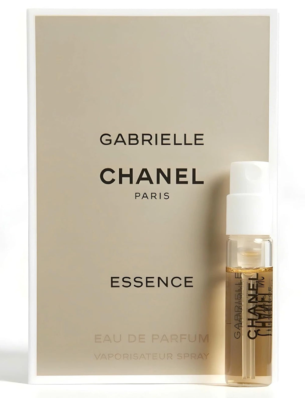 CHANEL Gabrielle Essence sample spray 0.05 oz, perfect for trying before a full bottle.