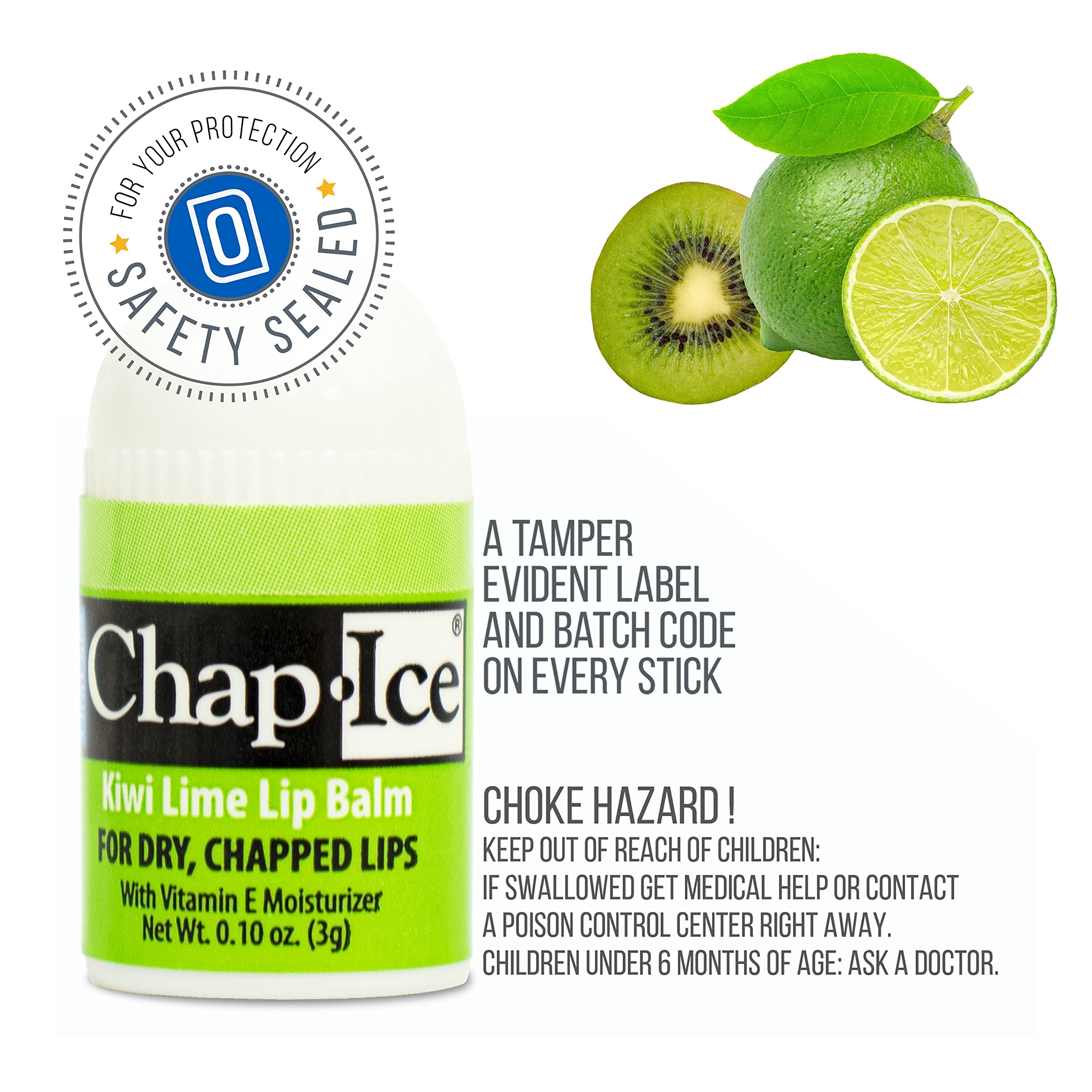 CHAP-ICE mini lip balms in hand for convenient on-the-go care.