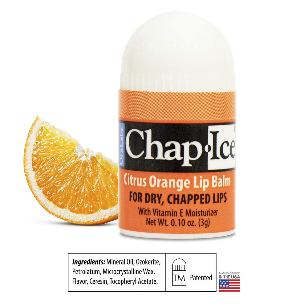 CHAP-ICE bálsamo sabor cereza para labios suaves y protegidos.