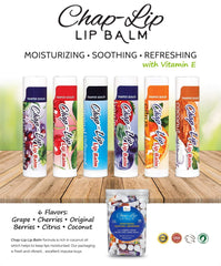 Chap-Lip Lip Balm berries flavor jar keeps lips refreshed