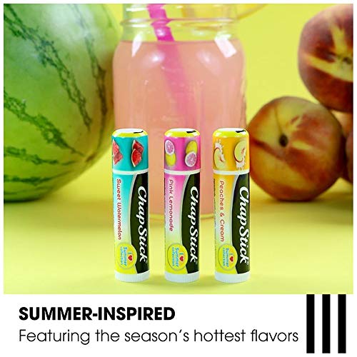 ChapStick Aloha Coconut balm tube highlights tropical scent and everyday moisture.