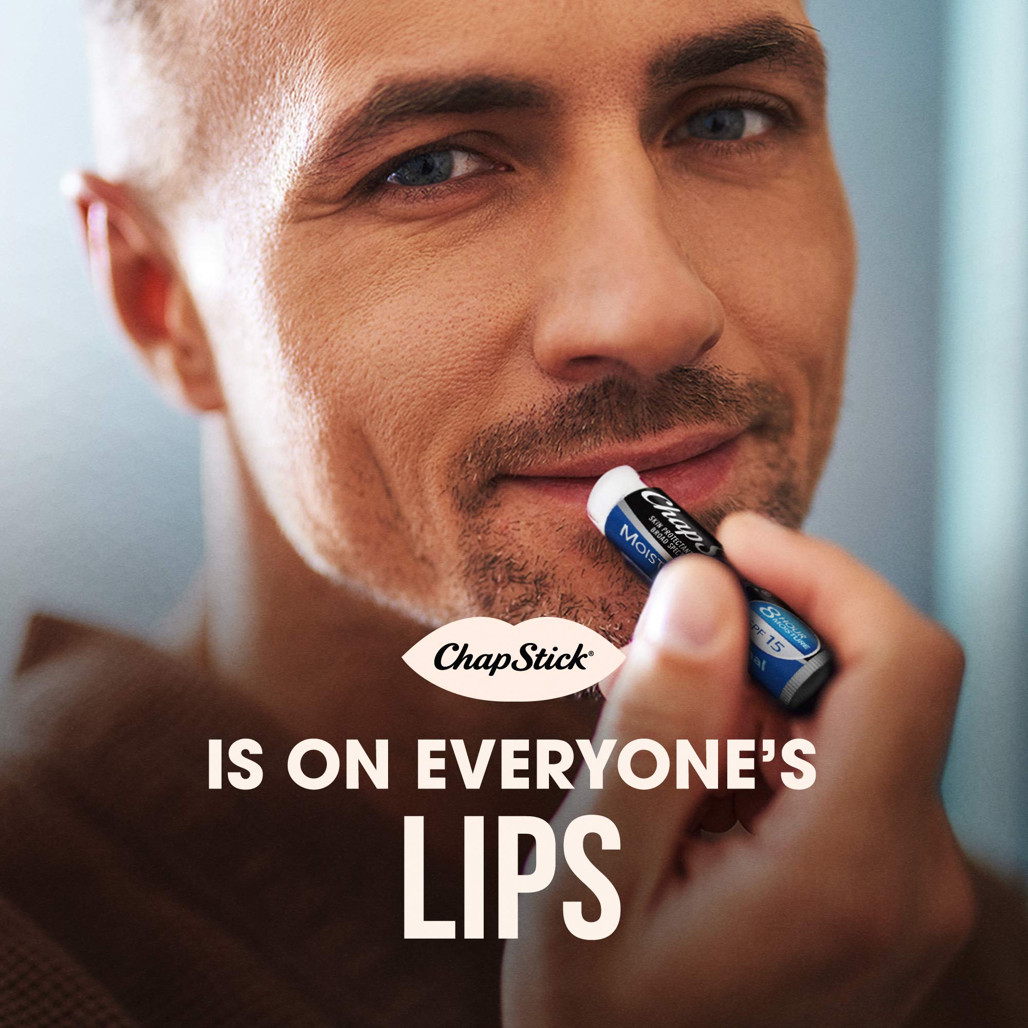 Aplicación suave de ChapStick: se desliza sin sensación grasa
