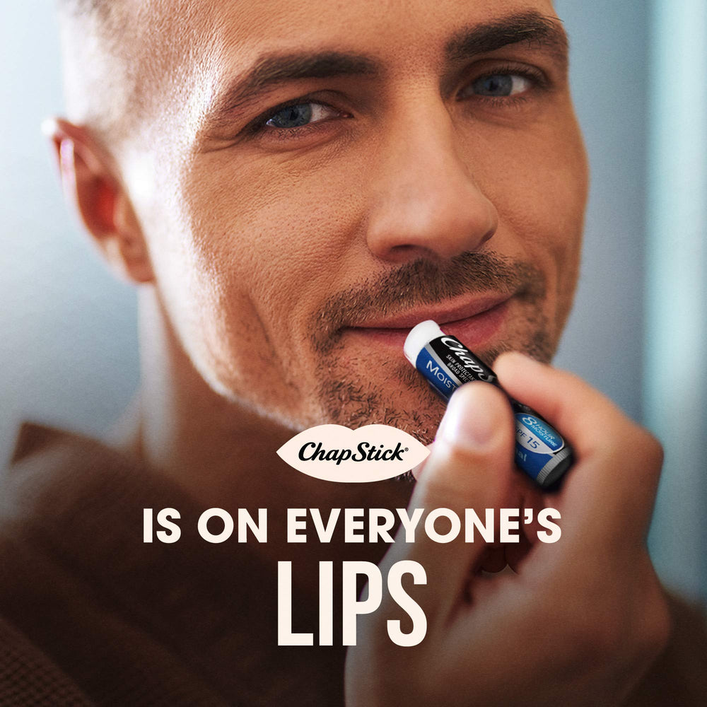 Aplicación suave de ChapStick: se desliza sin sensación grasa