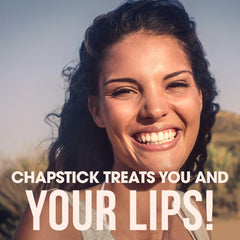 ChapStick balsamo labial fresa kiwi, pack práctico para cuidado diario.