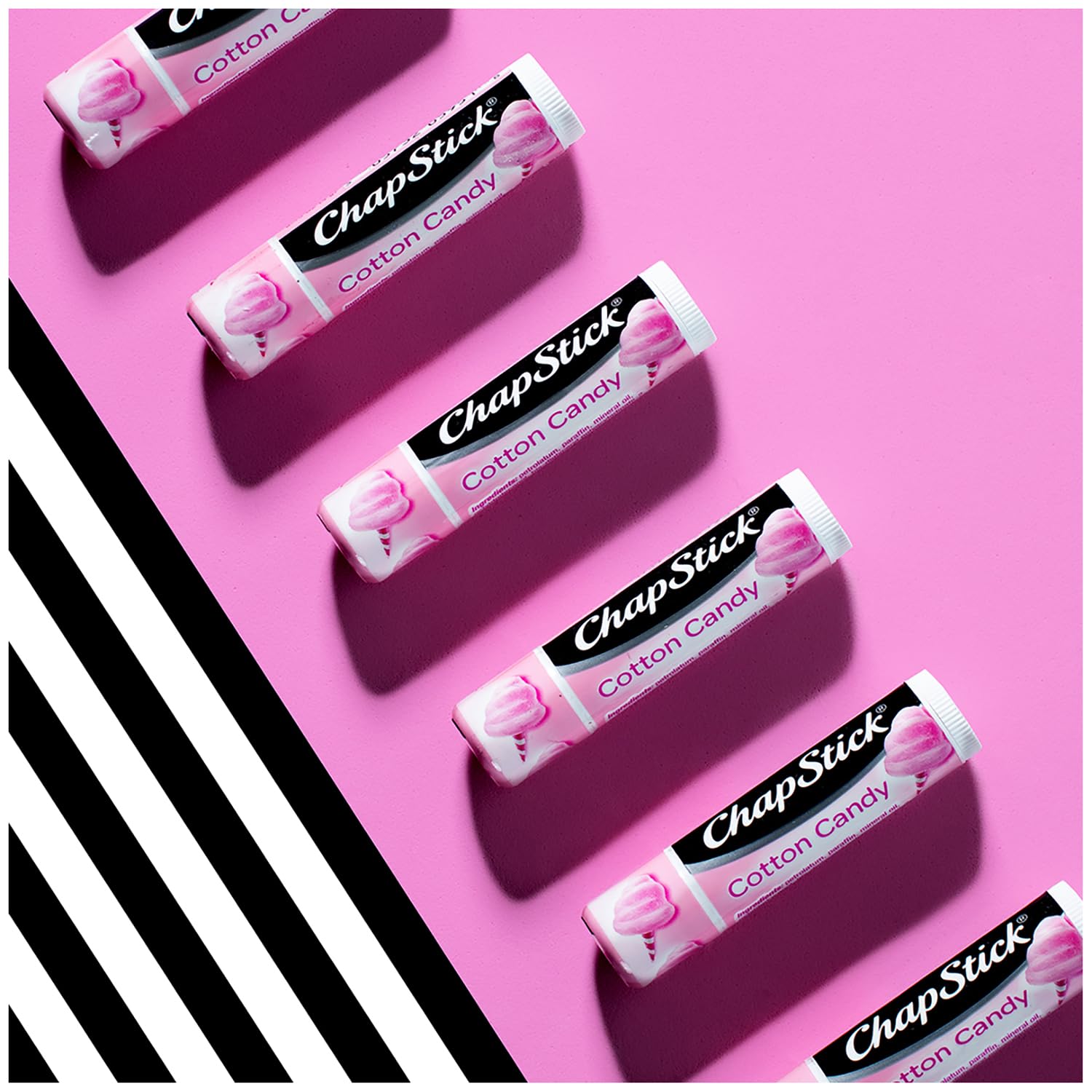ChapStick bálsamo labial para labios secos con efecto suave.