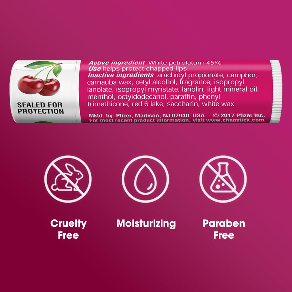 ChapStick Balsamo Labios para Bolso, formato compacto para uso inmediato.