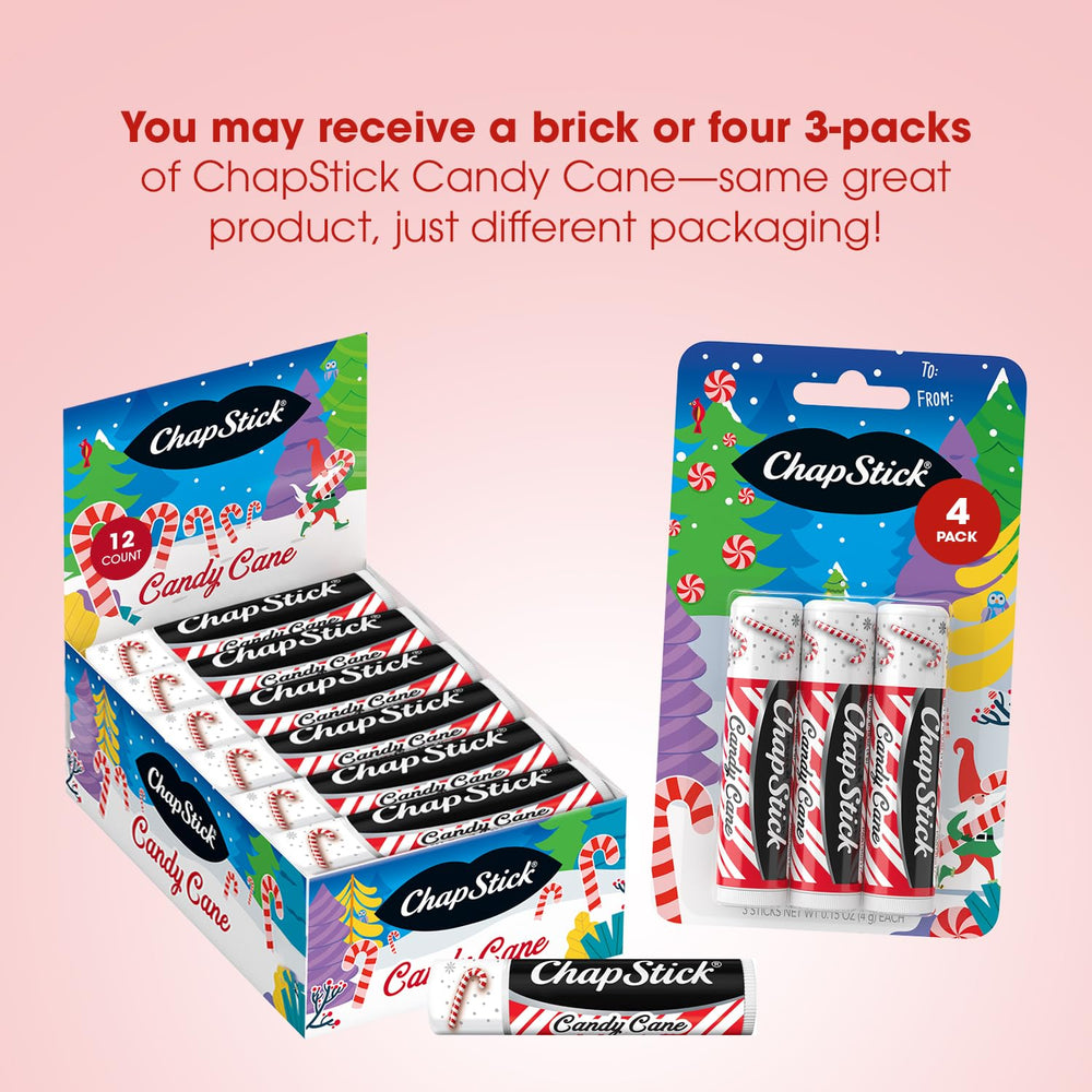 ChapStick Candy Cane empaque práctico para regalar en fiestas