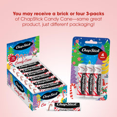ChapStick Candy Cane empaque práctico para regalar en fiestas