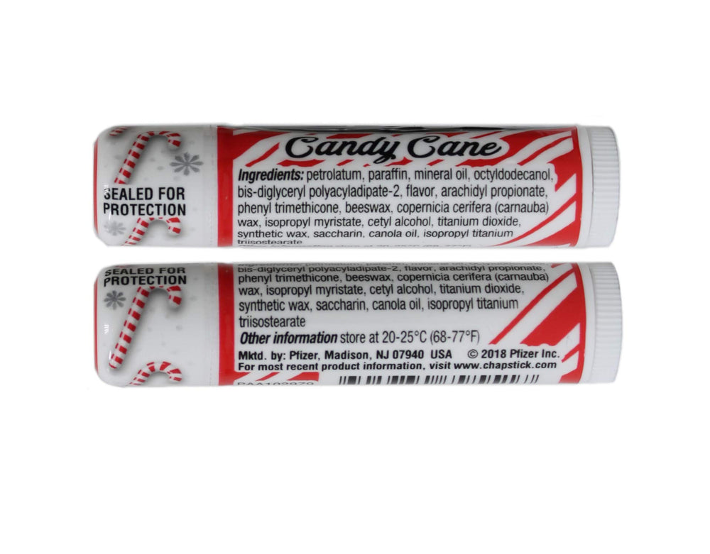 ChapStick Candy Cane, formato portátil, ideal para bolsillos y bolsos.