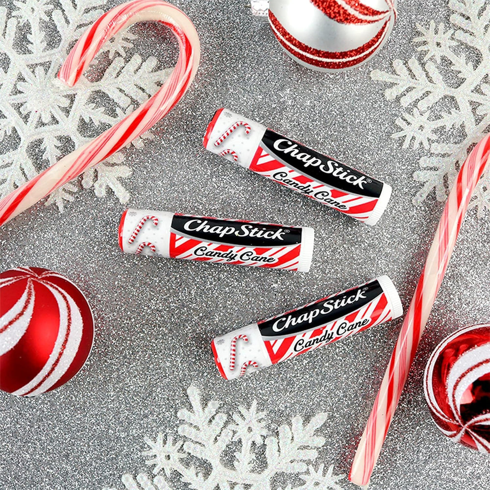 ChapStick Candy Cane lip balm ready for back-pocket touch-ups.