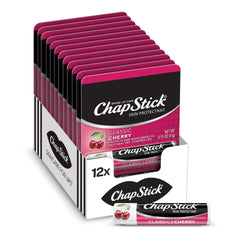 ChapStick Clasico Cereza, tubo 0,15 oz, formato práctico para llevar.