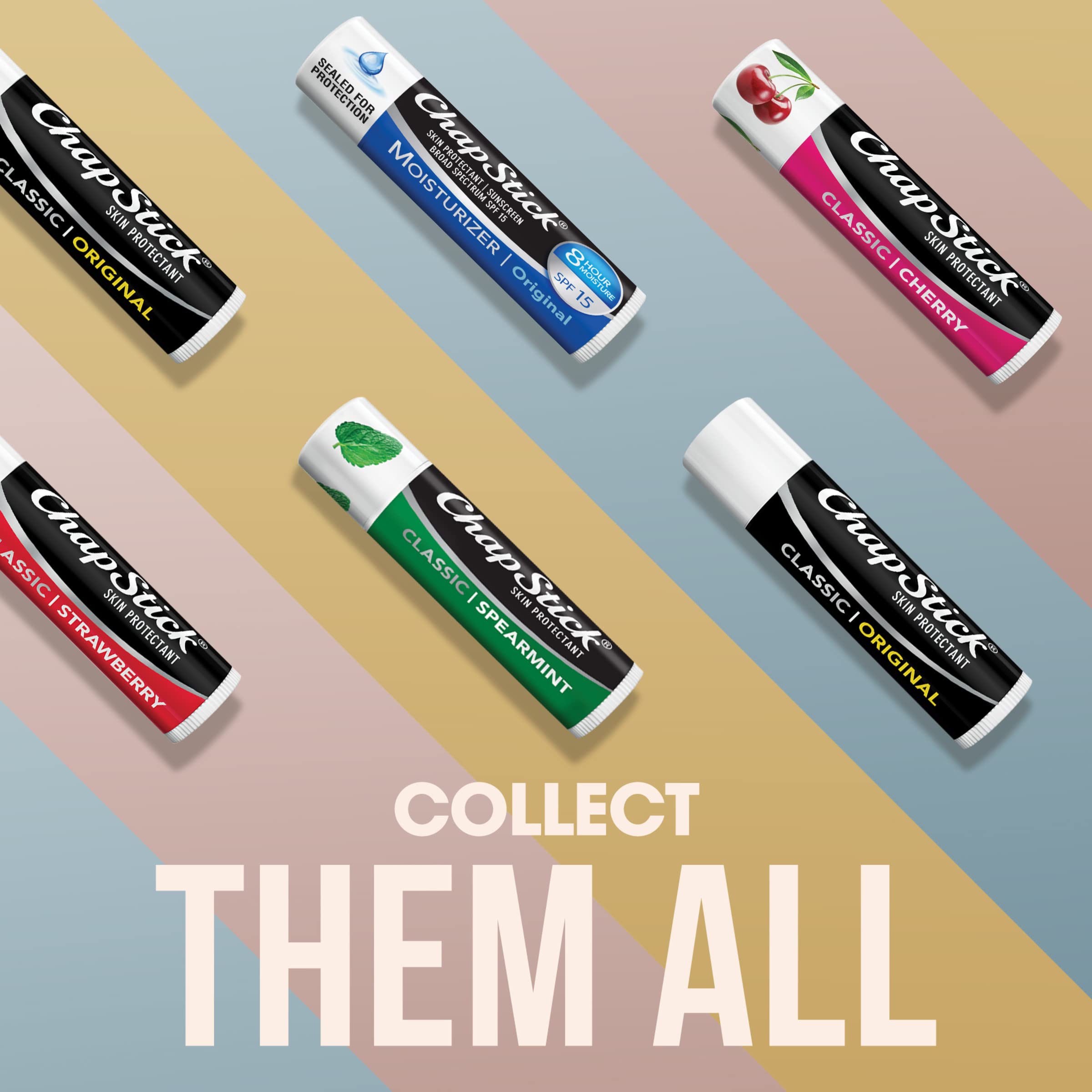Bálsamo ChapStick en tamaño 0,15 onzas, perfecto para viaje