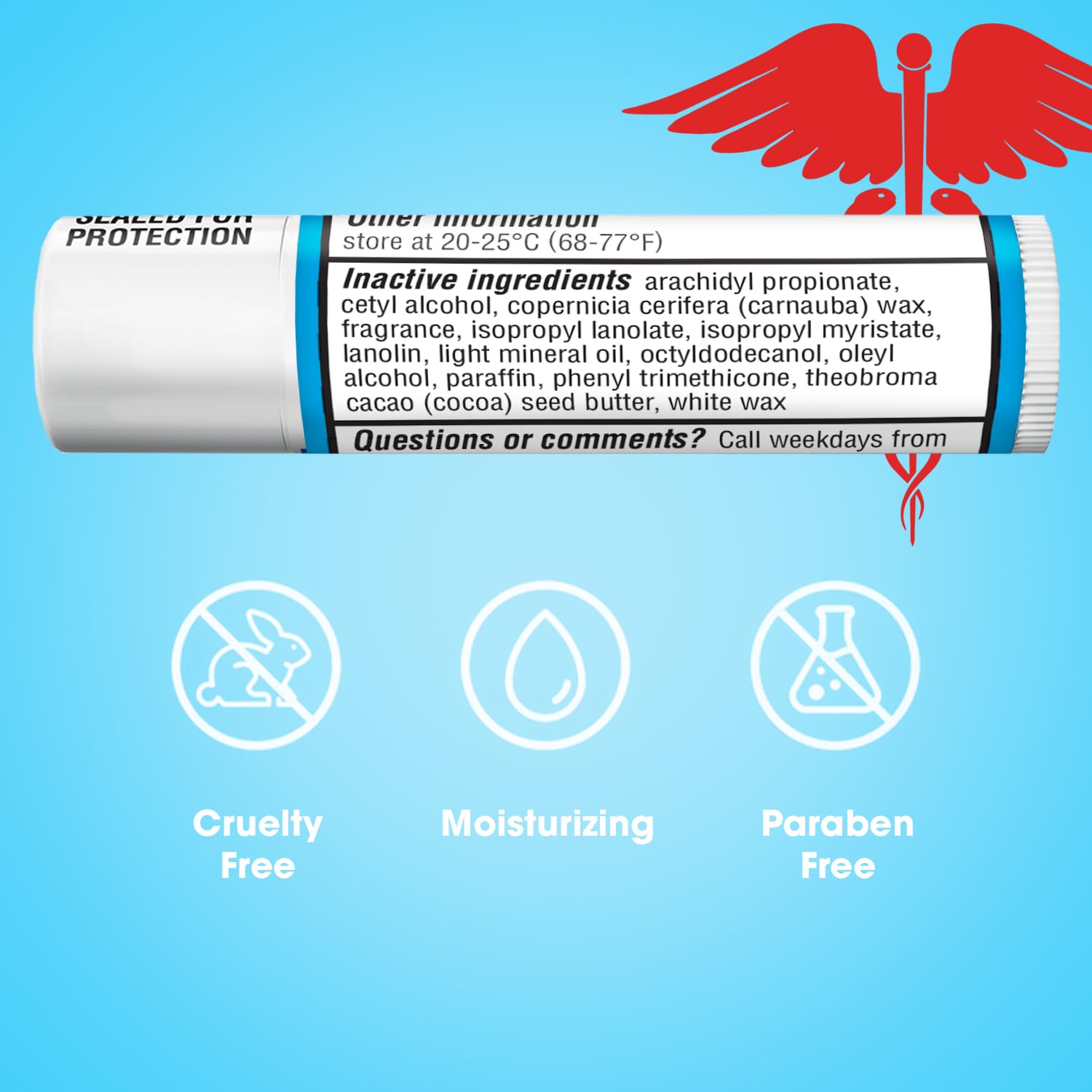 ChapStick Classic in winter setting for lip care during cold weather