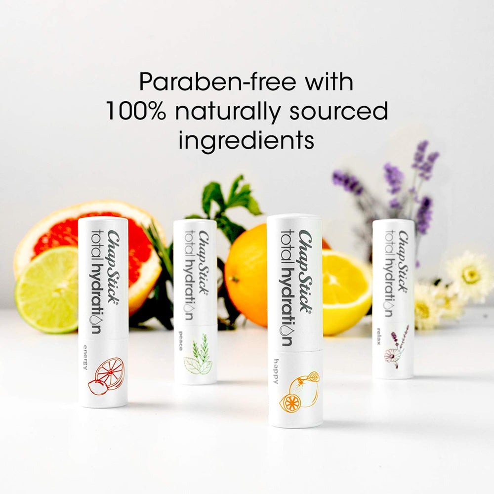 ChapStick Hidratación Total Energía: pomelo y lima para revitalizar labios.