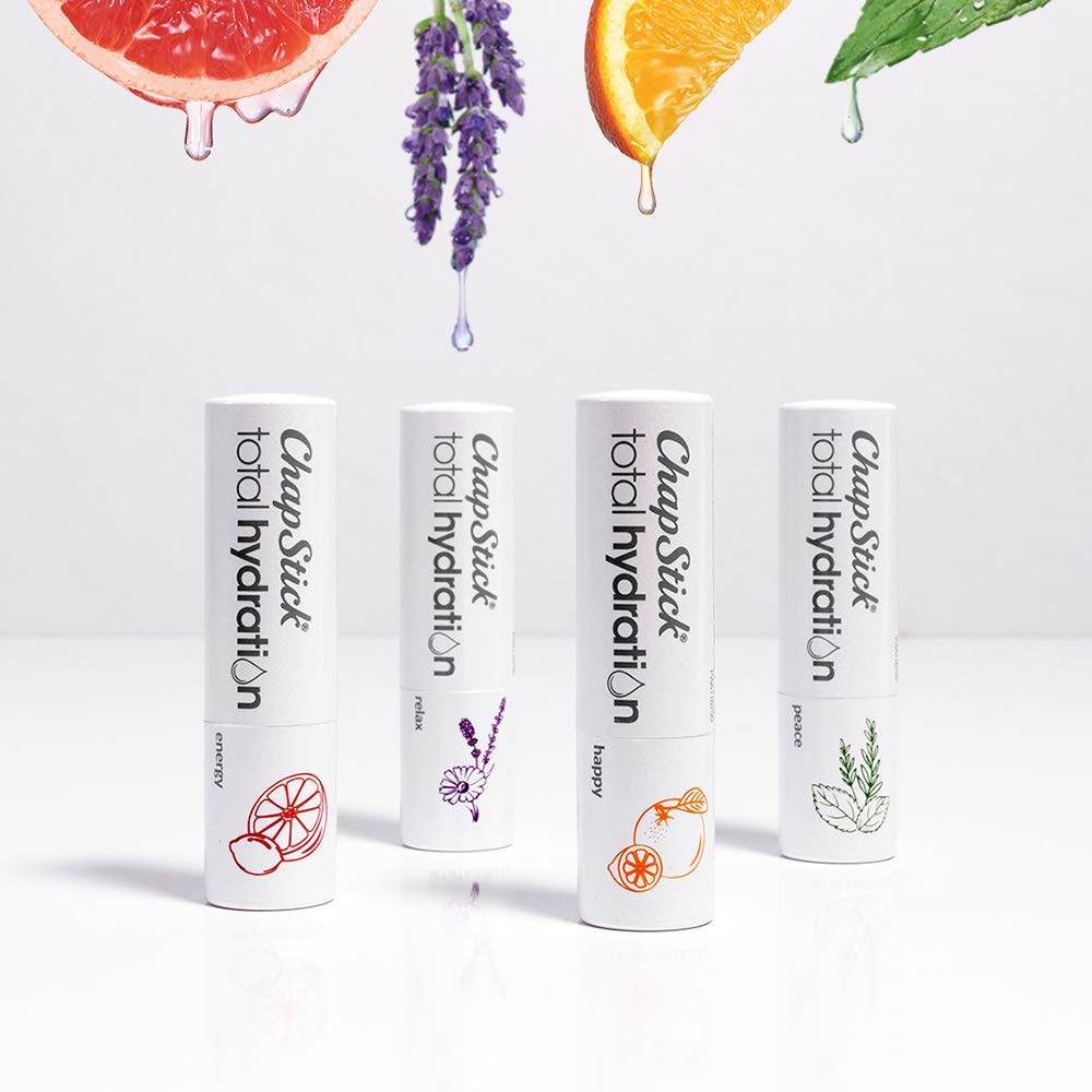 ChapStick Hidratación Total: ingredientes naturales y aceites para labios sanos.