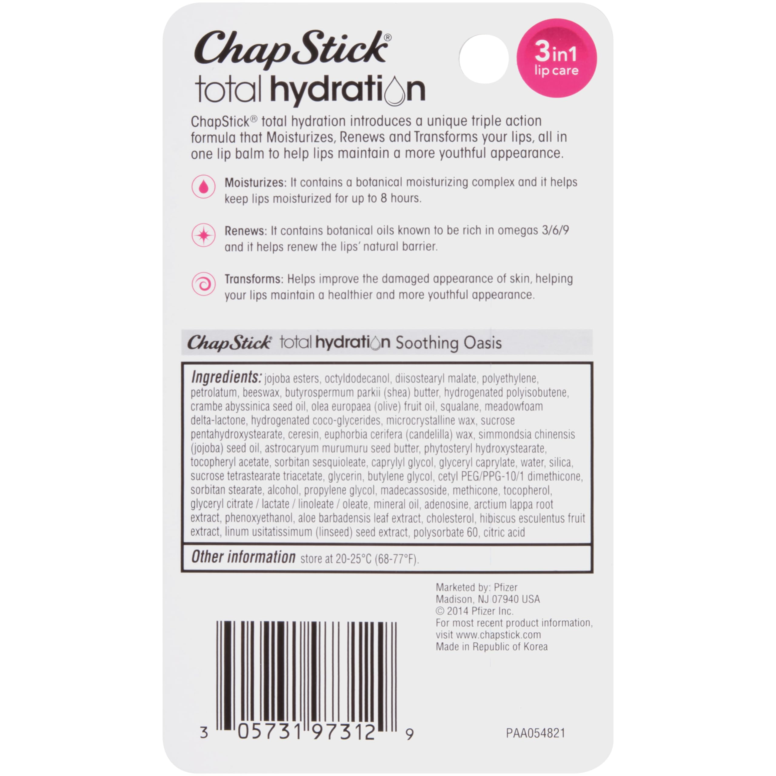 ChapStick Hidratacion Total Presentacion Regalo, regalo practico para alguien especial.