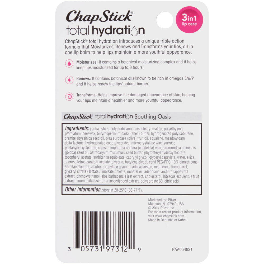 ChapStick Hidratacion Total Presentacion Regalo, regalo practico para alguien especial.