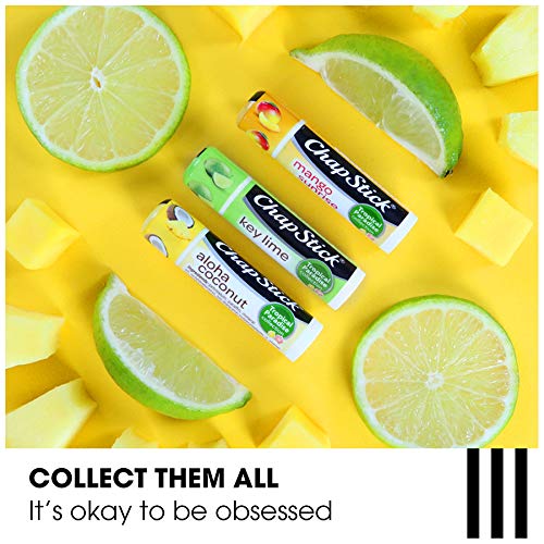 ChapStick lip balm glide over dry lips for all-day comfort.