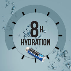 ChapStick Moisturizer 2-in-1 with aloe vera and vitamin E on lips.