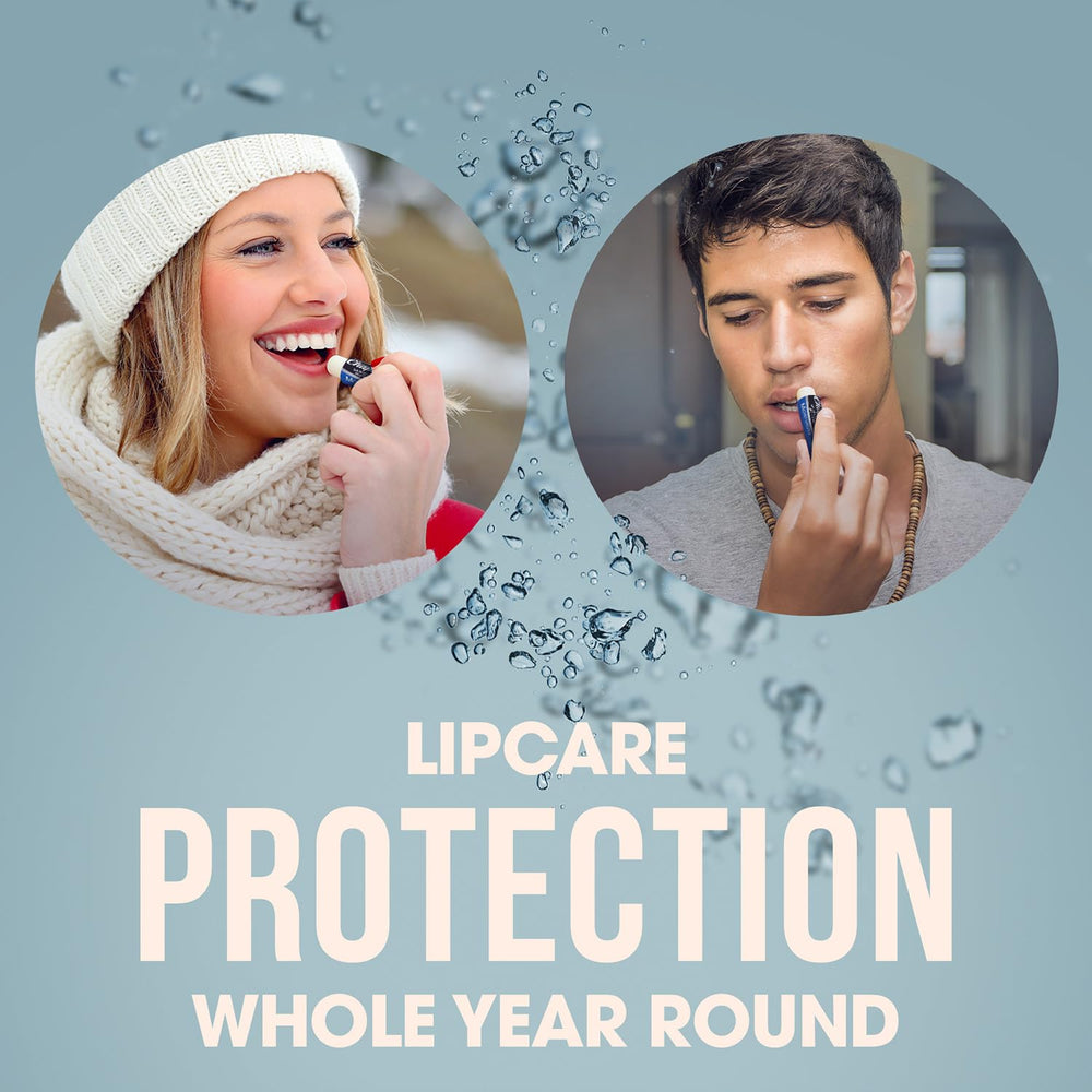 ChapStick 2-in-1 lipcare gliding smoothly over dry lips.