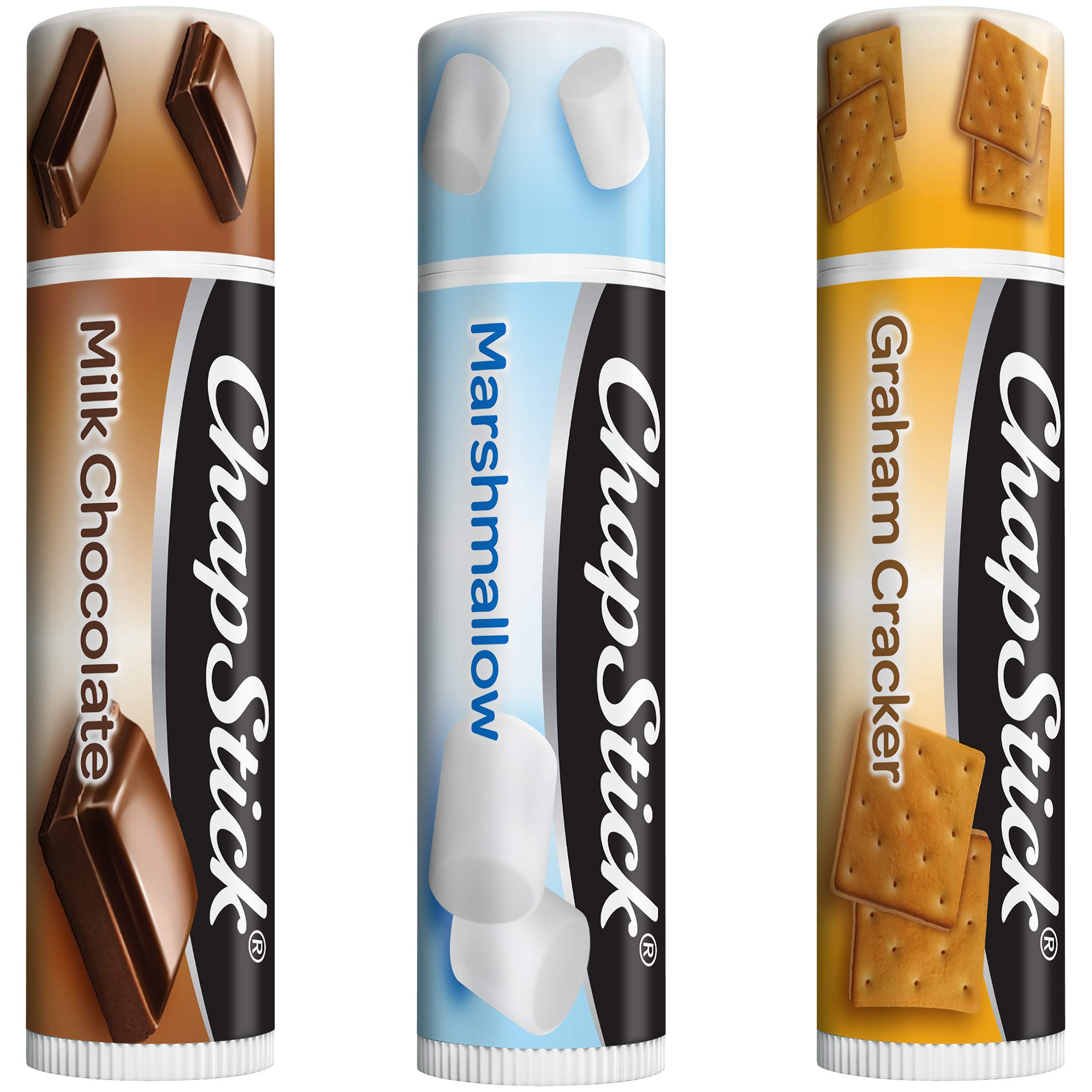 ChapStick S'more packaging display showing a compact lip care set