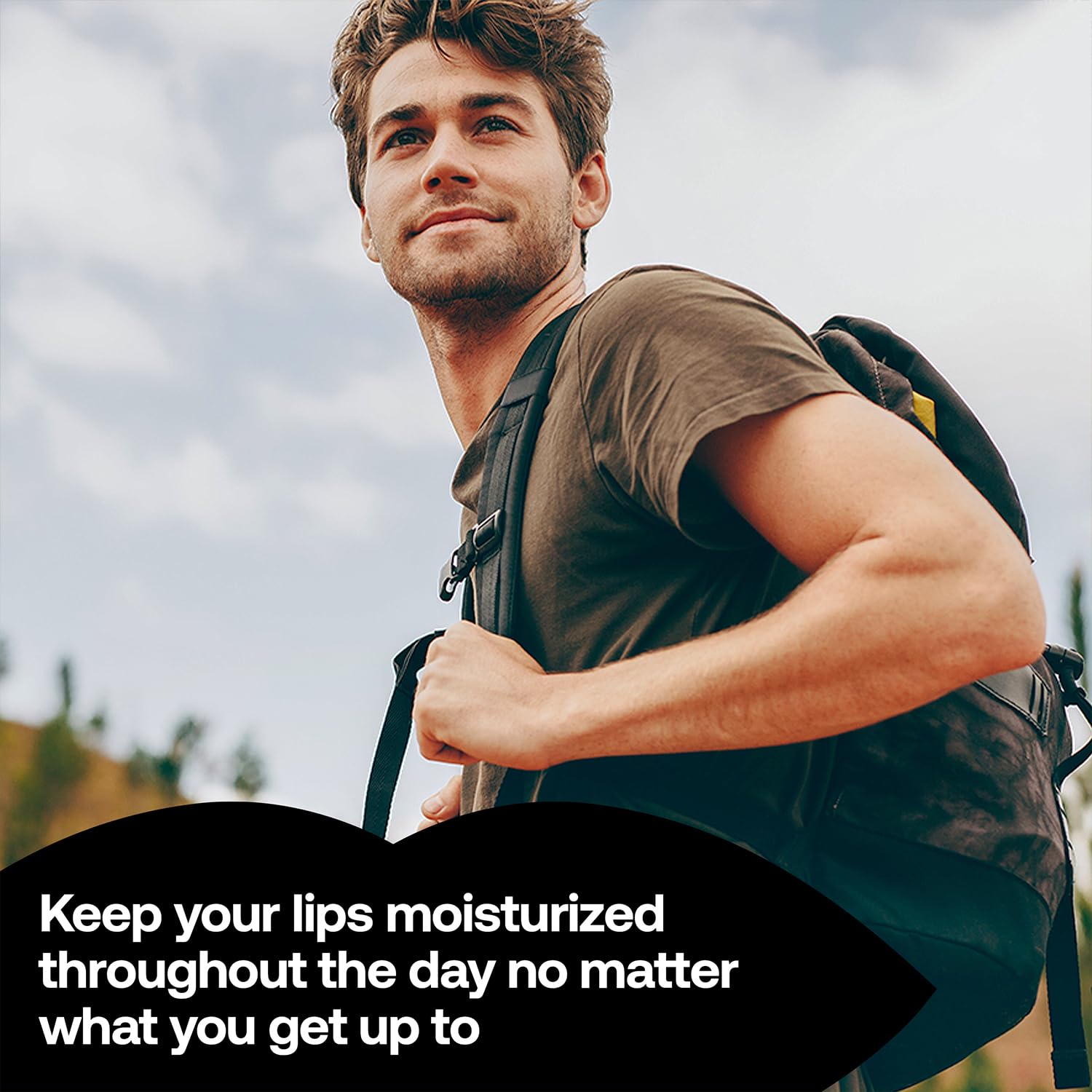 ChapStick Superfood Balm Close-up shows creamy, easily spreadable formula.