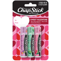 ChapStick Sweet Valentine, set de tubos labiales para llevar y hidratar al instante