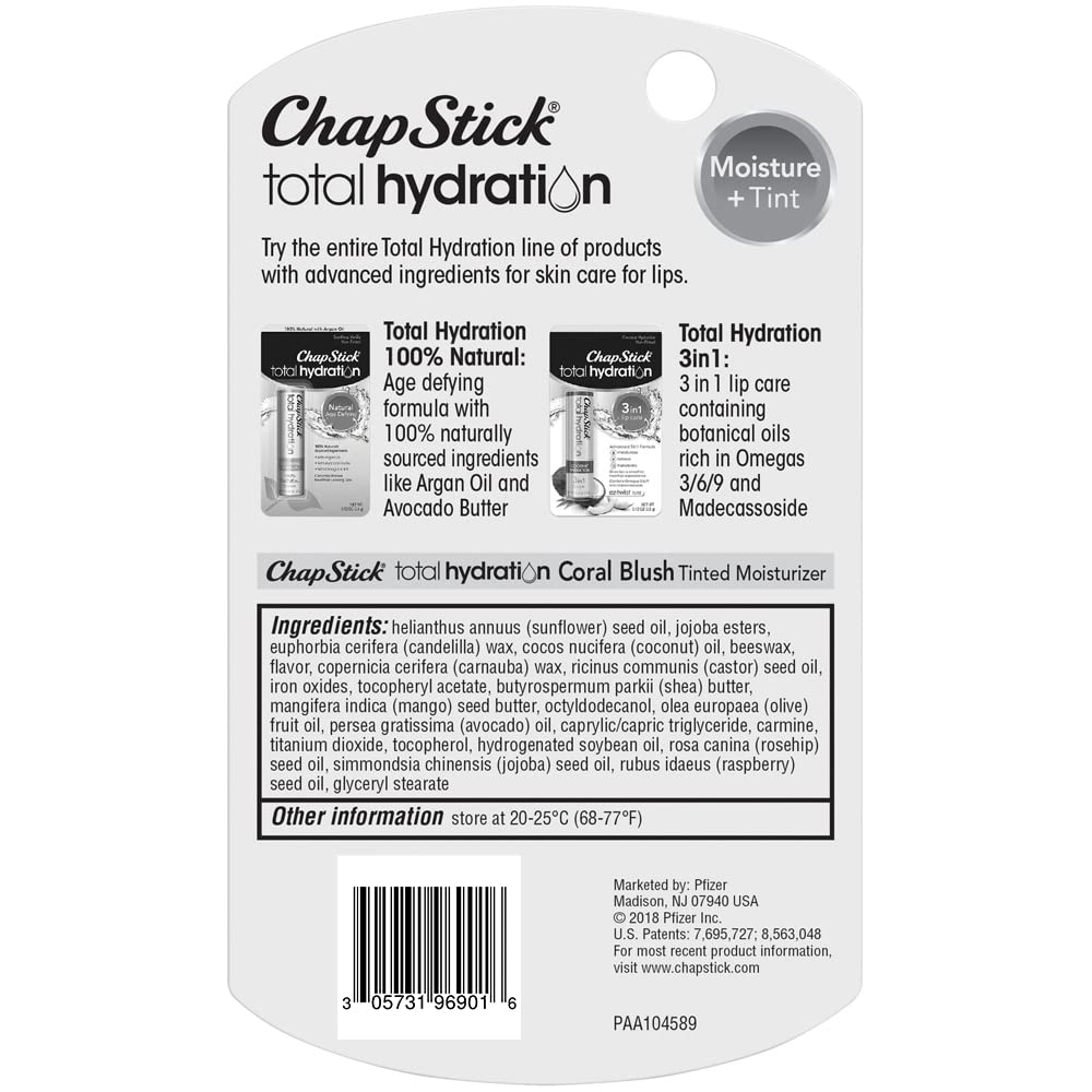 ChapStick Total Hydration, color y hidratación en una sola pasada.