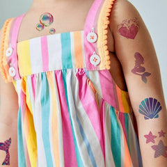 Tatuajes resistentes al agua CHARLENT para playa o piscina.