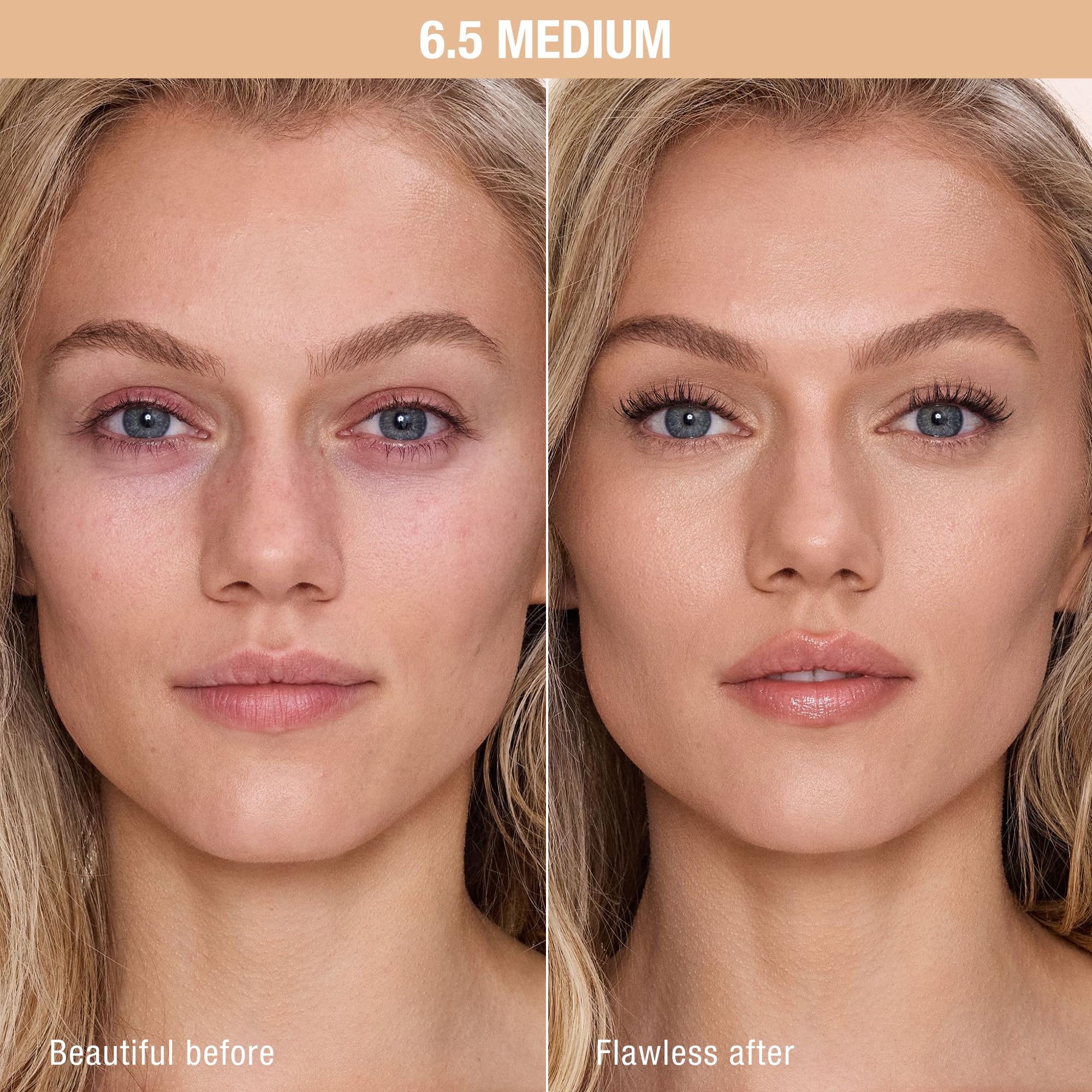 Micro-dot tip on Charlotte Tilbury AIRbrush Concealer for precise blur.