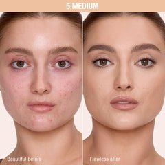 Charlotte Tilbury AIRbrush Flawless Blur Concealer diamond-center blending for flawless coverage.