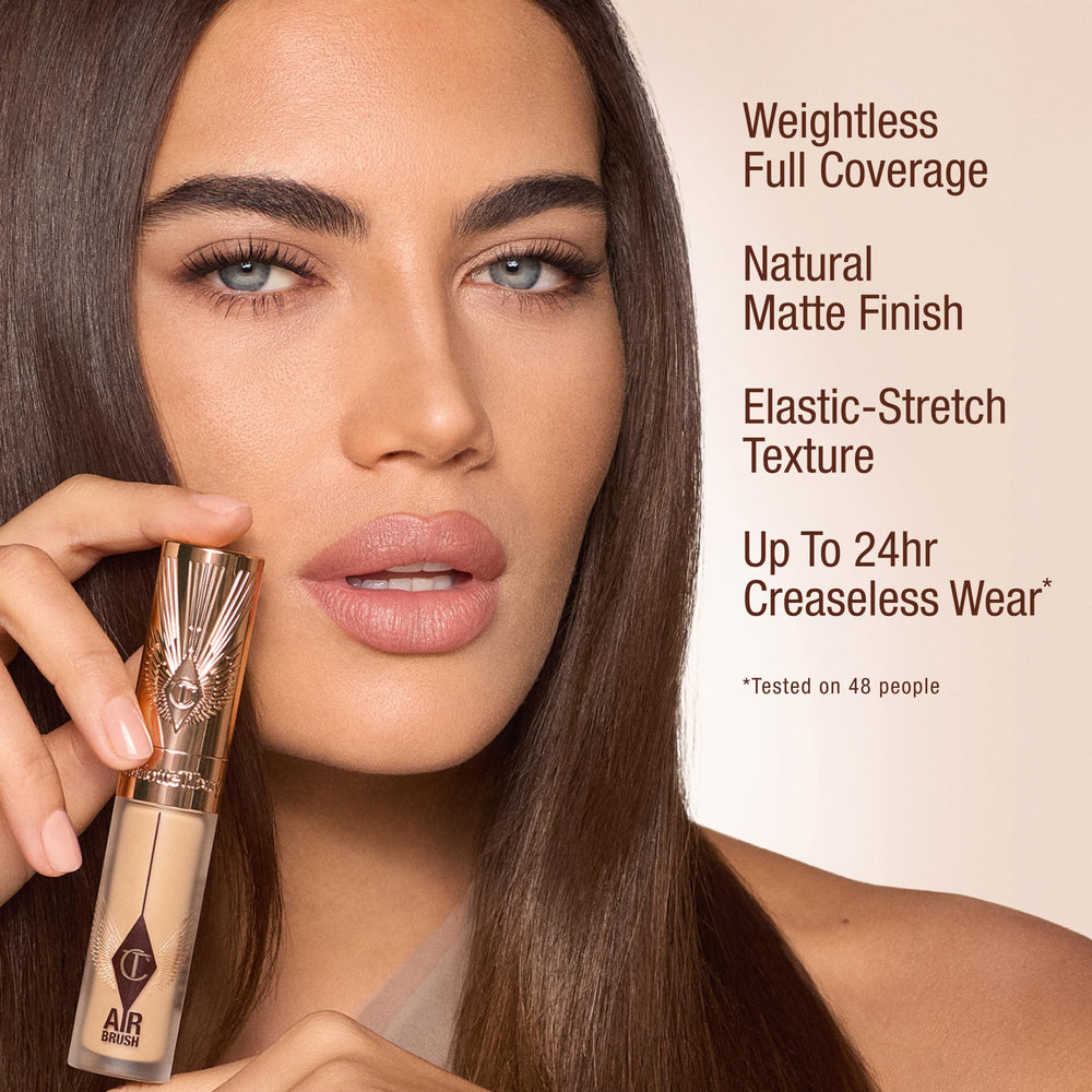 Diamond center enables seamless full-coverage blending.