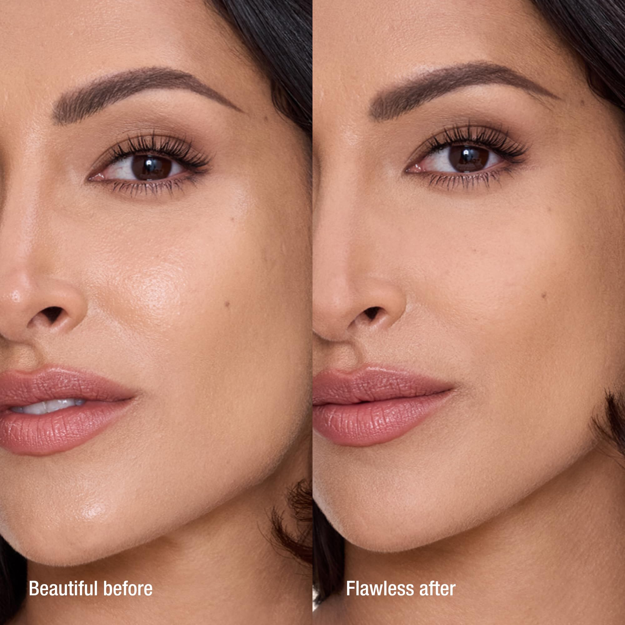 Charlotte Tilbury Airbrush Flawless Finish Powder almond-oil softness highlighted for comfortable wear.