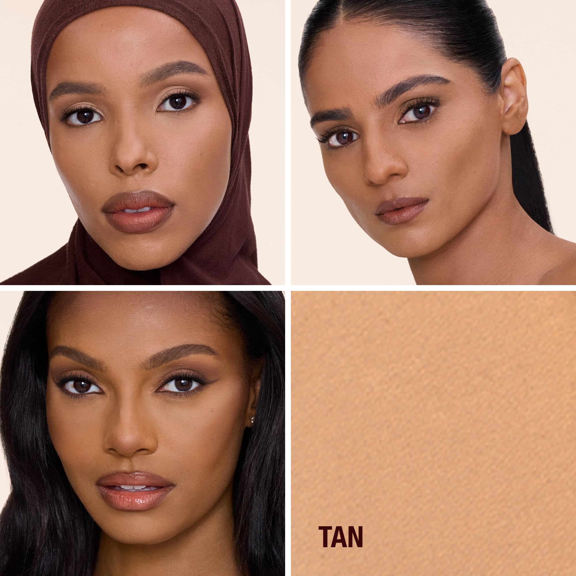 Charlotte Tilbury Airbrush Flawless Finish Powder being applied with a brush