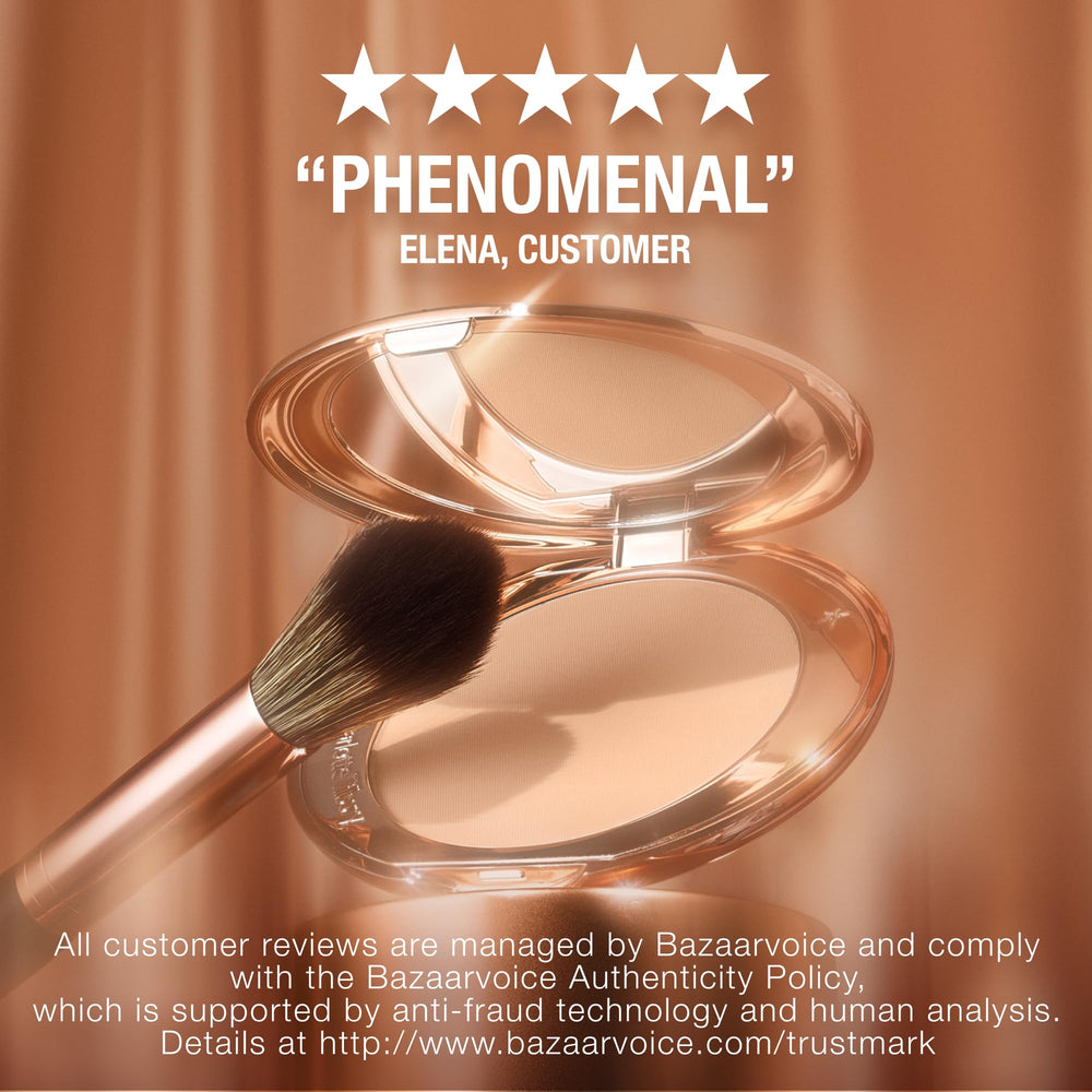 Charlotte Tilbury Airbrush Flawless Finish Powder diffuses light for soft-focus complexion.