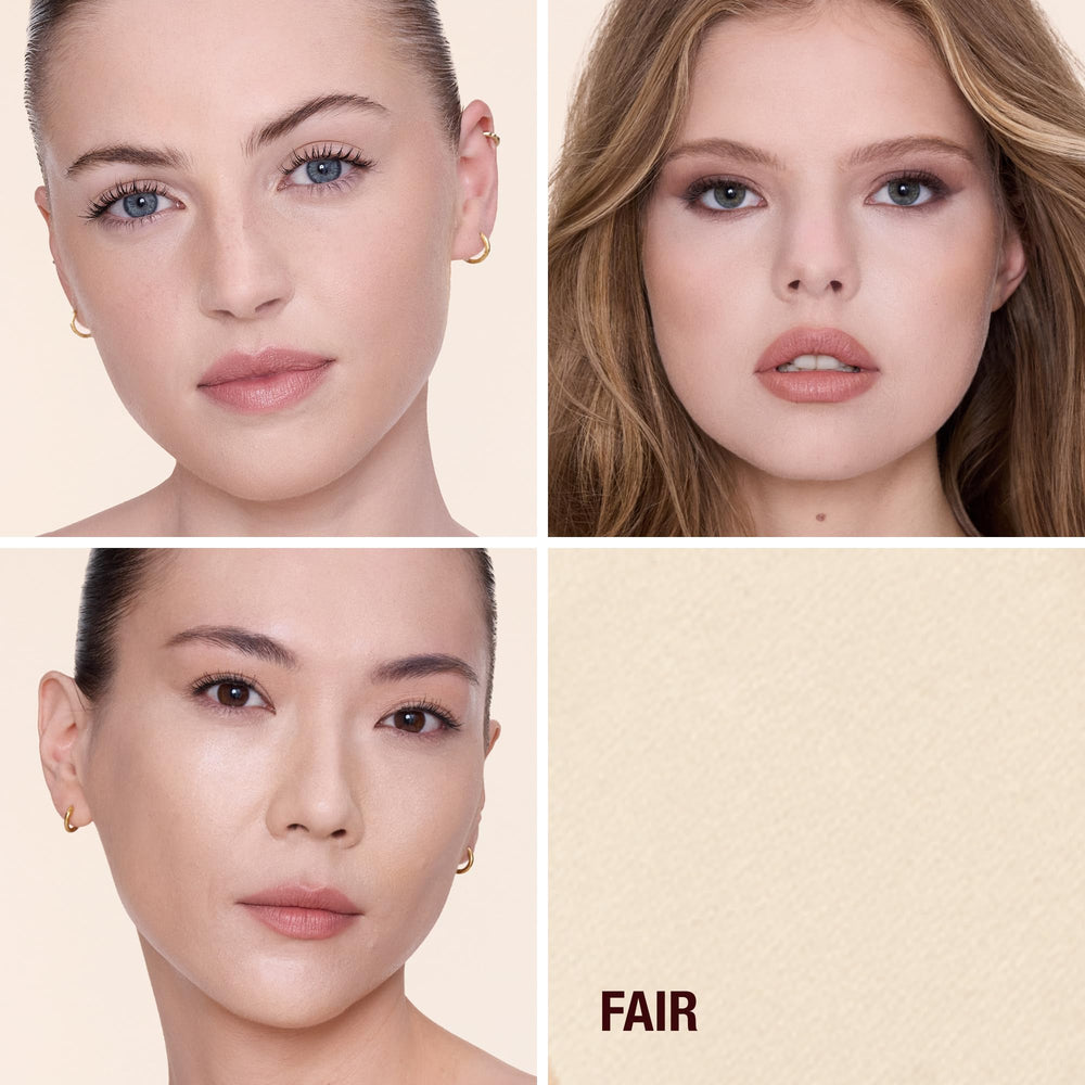 Charlotte Tilbury Airbrush Flawless Finish back view of compact for on-the-go touch-ups.