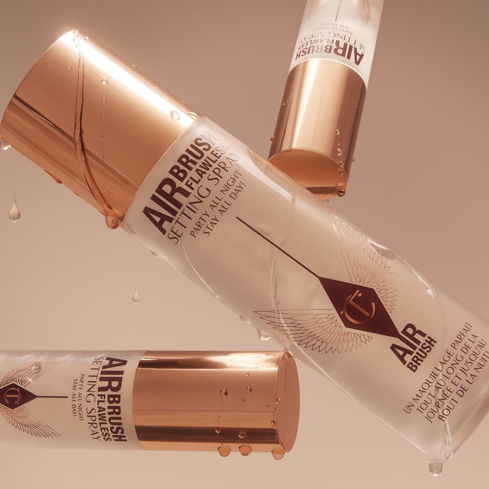 Charlotte Tilbury Airbrush Flawless Setting Spray with aloe vera and green tea hydration