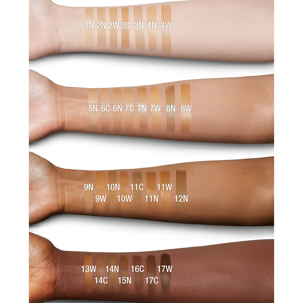 Charlotte Tilbury Beautiful Skin Foundation with Hyaluronic Acid for lasting moisture.