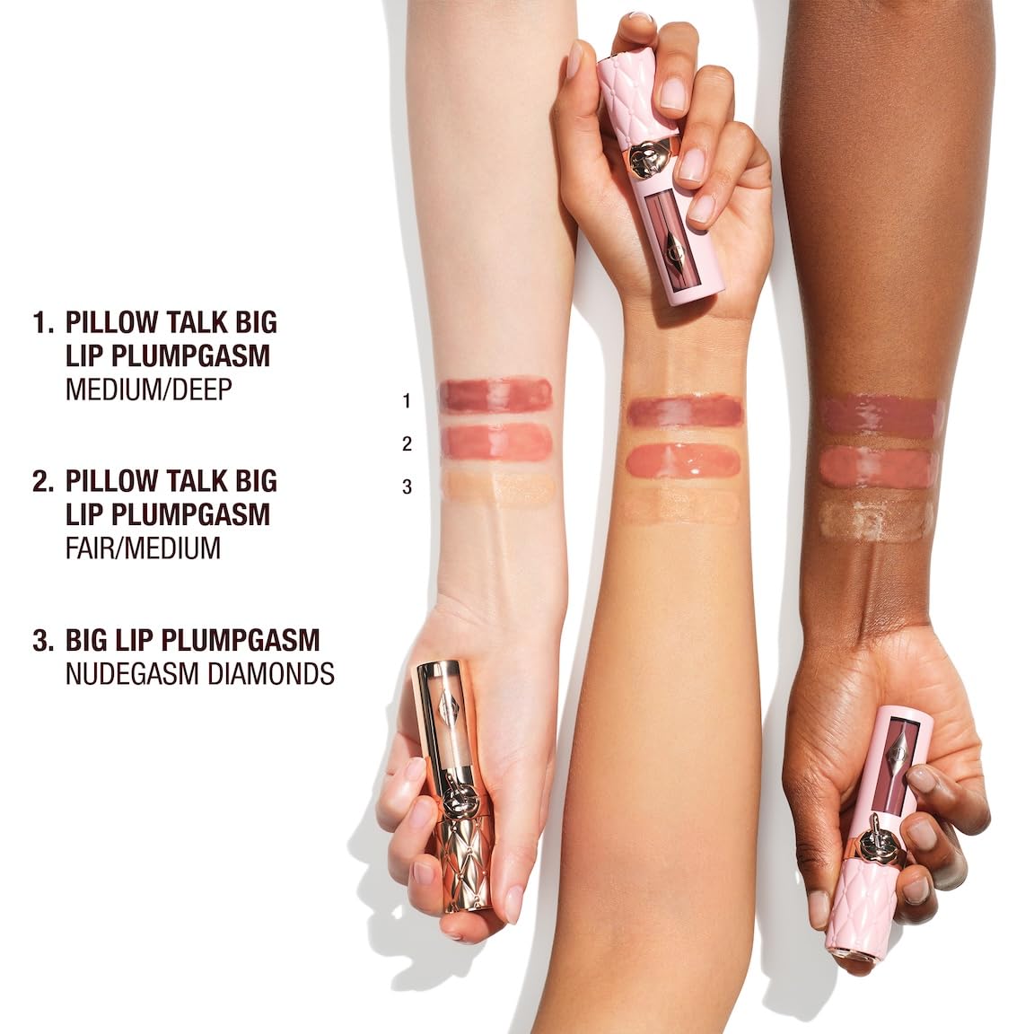 Nudegasm Diamonds paired with nude tone for enhanced dimension
