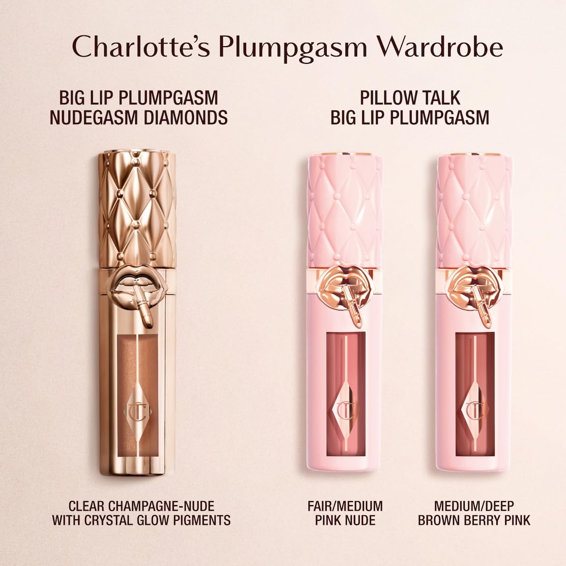 Glossy lip glaze layered over lipstick for extra shine