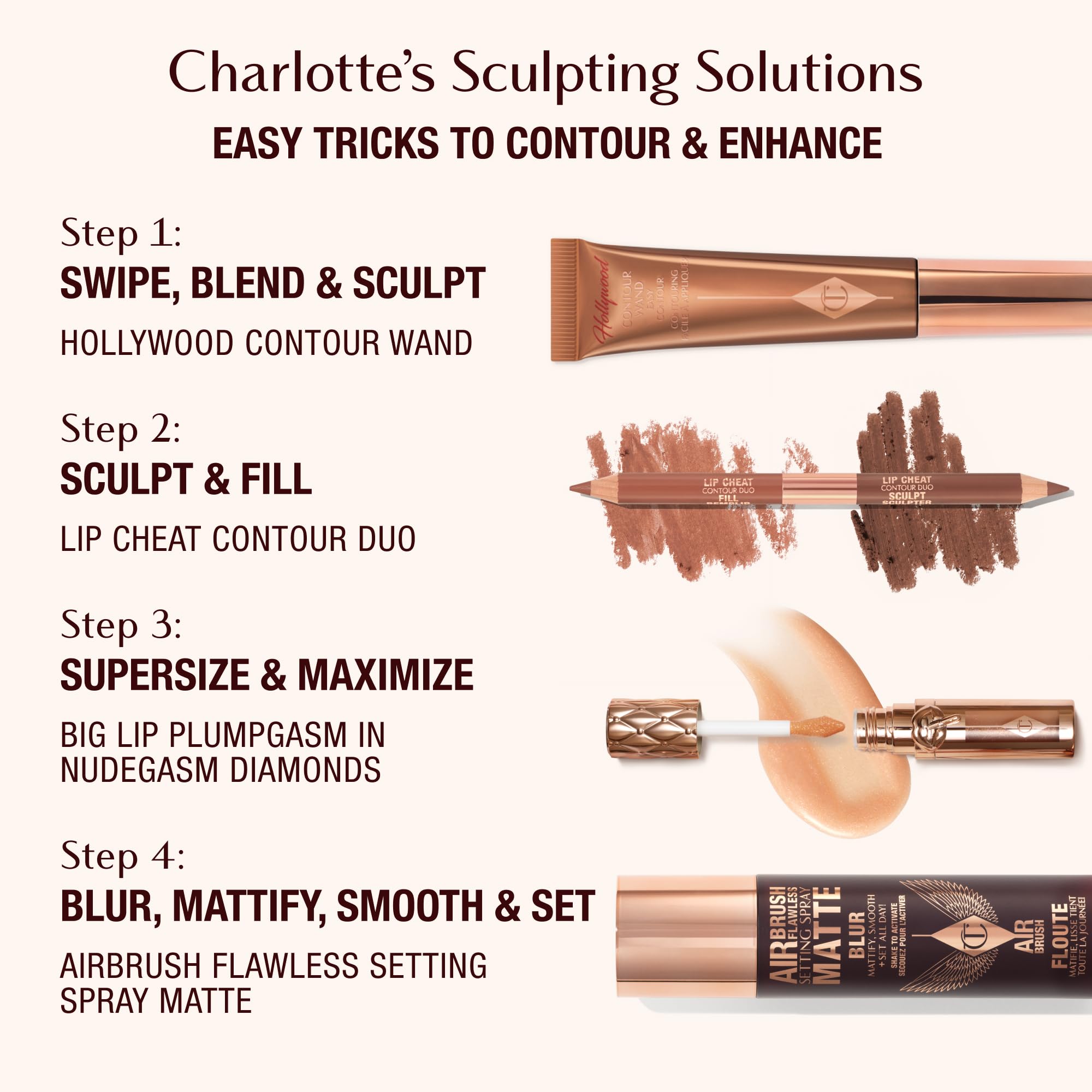 Versatile Nudegasm Diamonds worn solo for luminous lip look