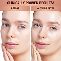 Charlotte Tilbury Glow Face Toner Mini — textura sedosa no pegajosa, experiencia sensorial.