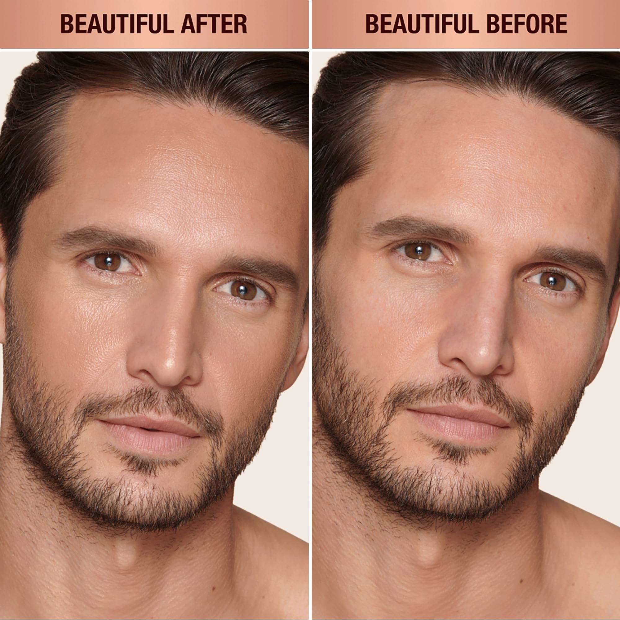Shown on diverse skin tones highlighting universal shade-adapting finish