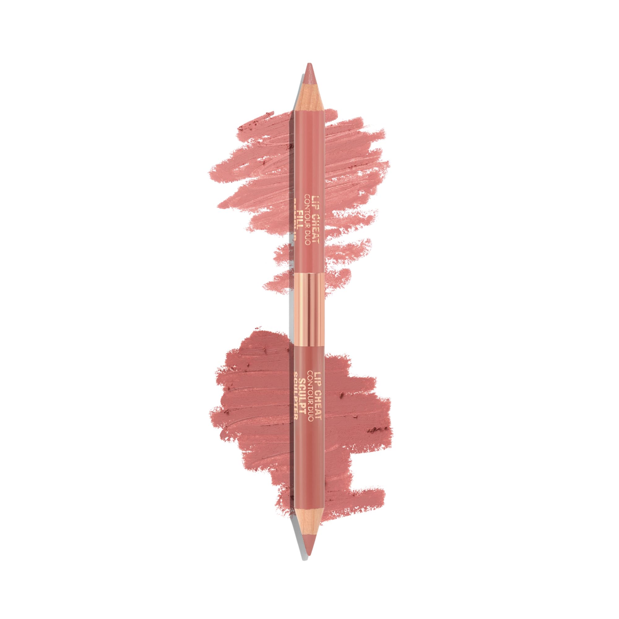 Charlotte Tilbury Lip Cheat Contour Duo sculpt outer lip line for definition.