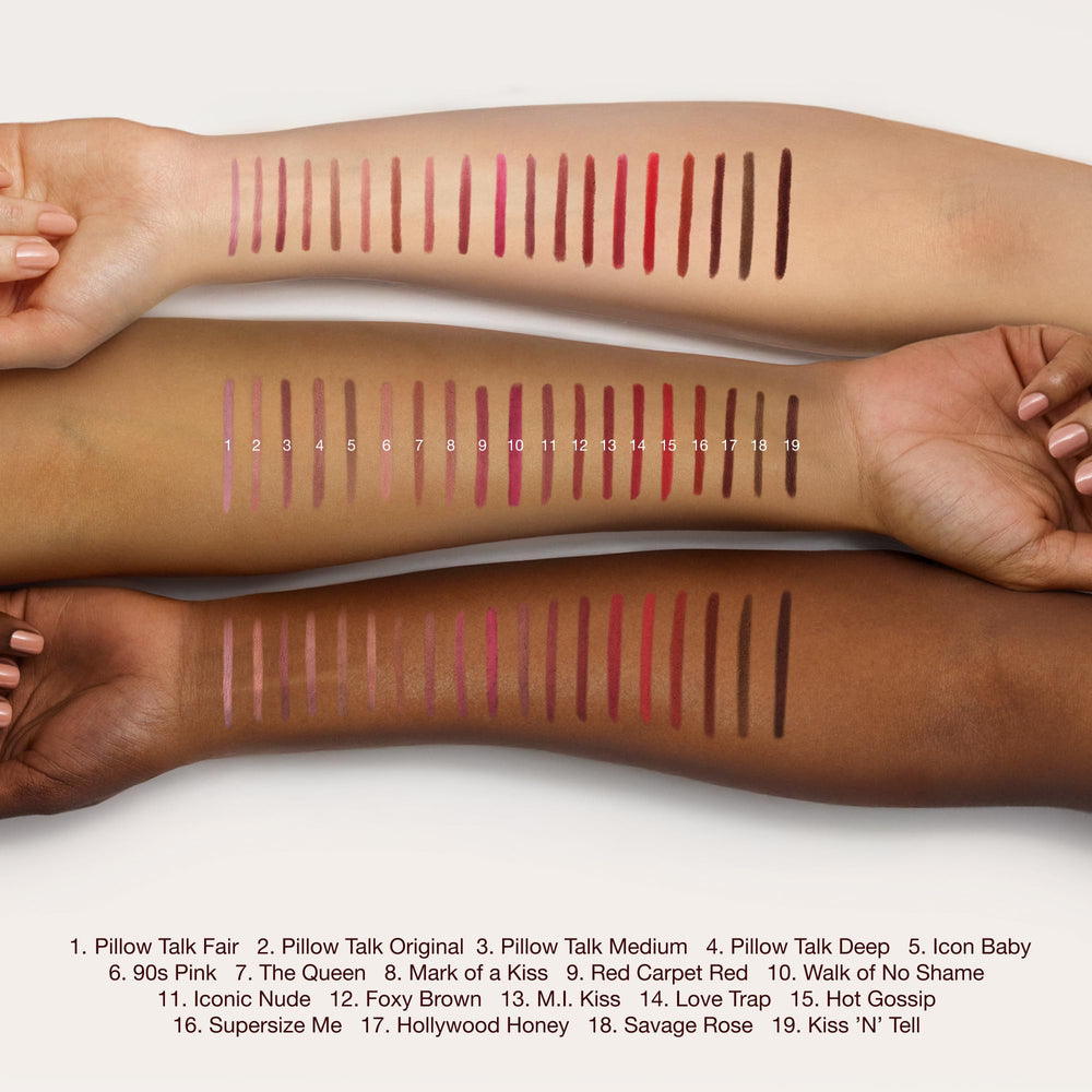 Charlotte Tilbury Lip Cheat Pillow Talk Medium daily-look idea on lips.