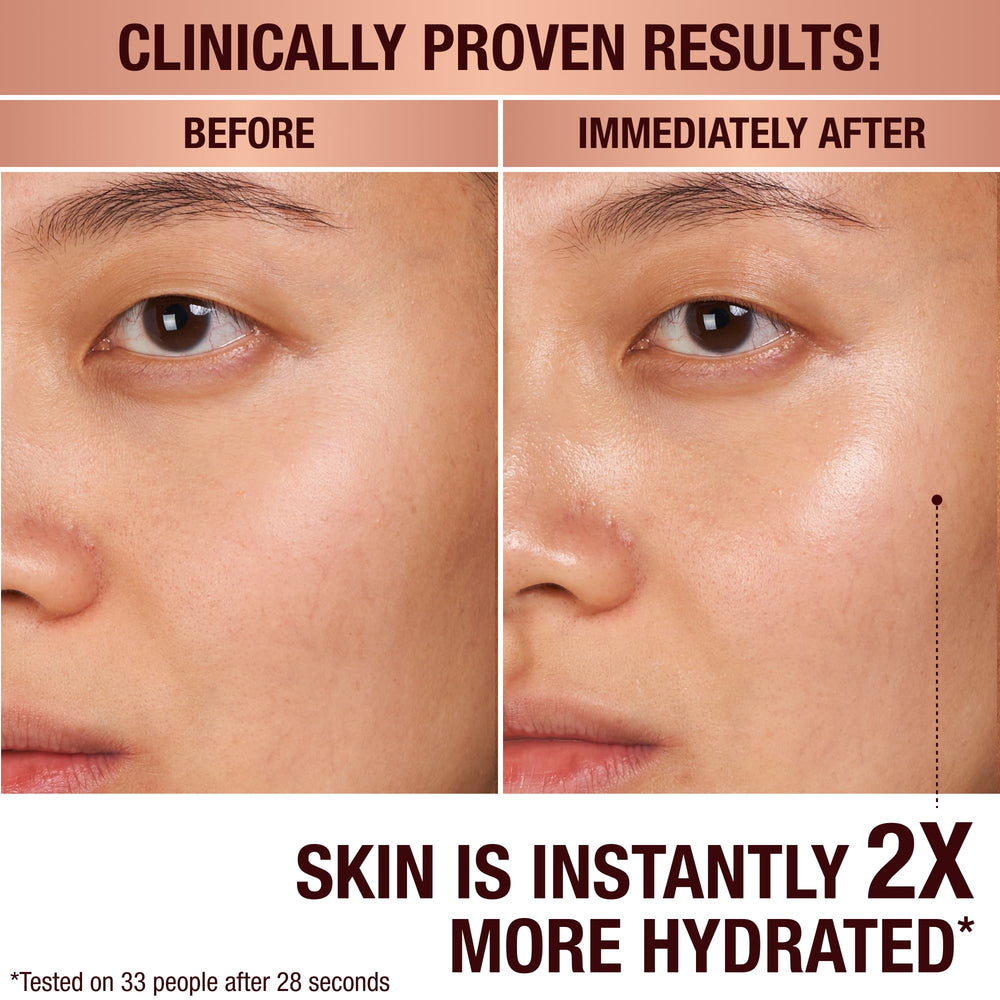 Hyaluronic acid ingredient focus in Charlotte Tilbury Magic Hydration Revival Cleanser.