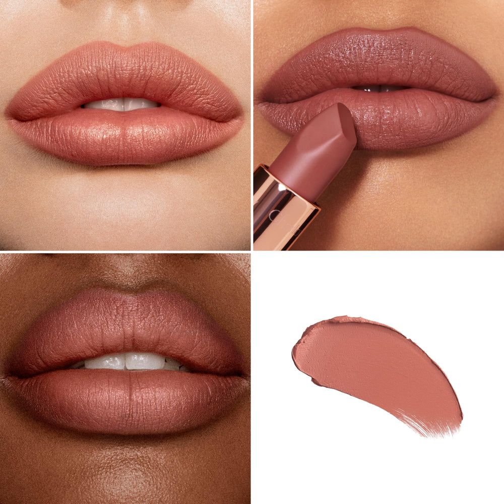 Hydrating formula with Lipstick Tree Extract nourishes lips for comfortable wear.
