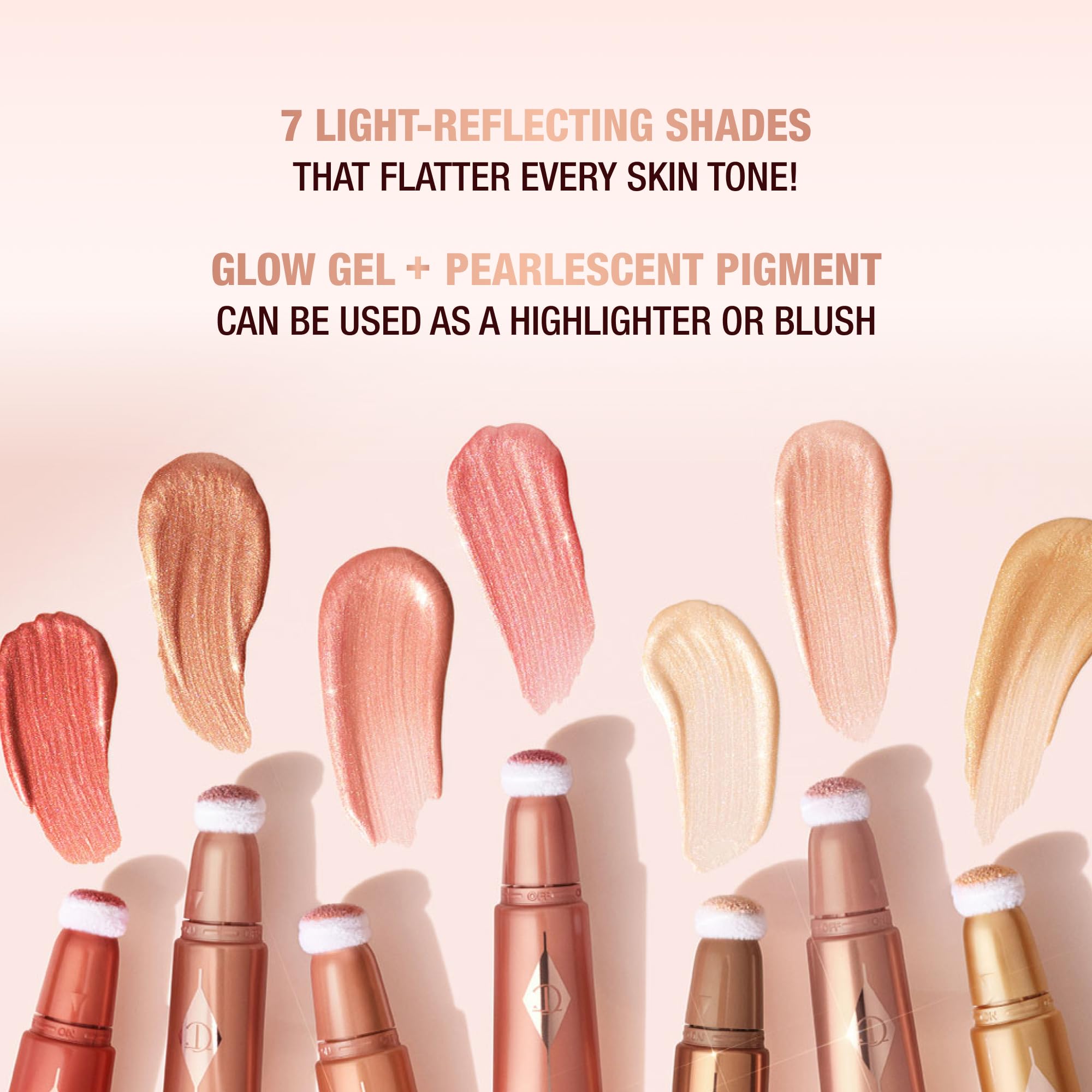 Charlotte Tilbury Pillow Talk Beauty Light Wand hydrates skin while delivering a radiant look.