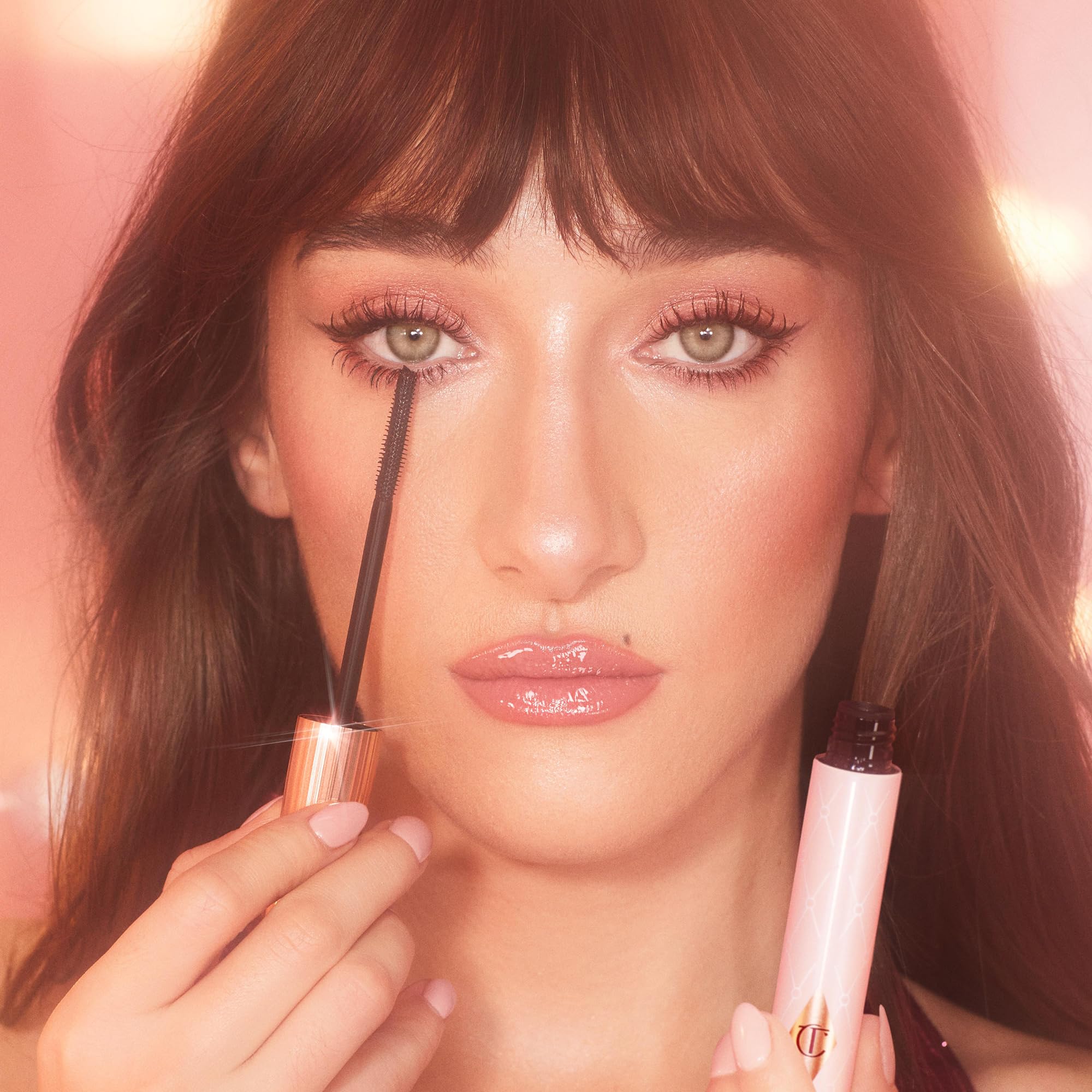 Charlotte Tilbury Pillow Talk Push Up Lashes mascara offers 24-hour smudge-proof wear.