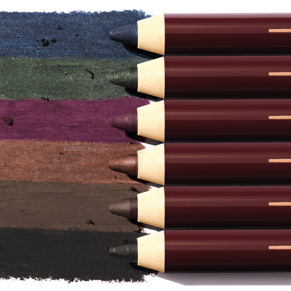 Charlotte Tilbury Rock 'N' Kohl Fig Smoulder deep burgundy for dramatic eye accent.